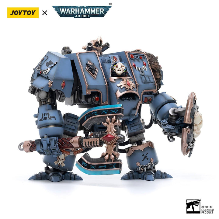 Joy Toy Warhammer 40K Space Wolves Venerable Dreadnought Brother Hvor 1/18 Action Figure - A-Z Toy Hobby