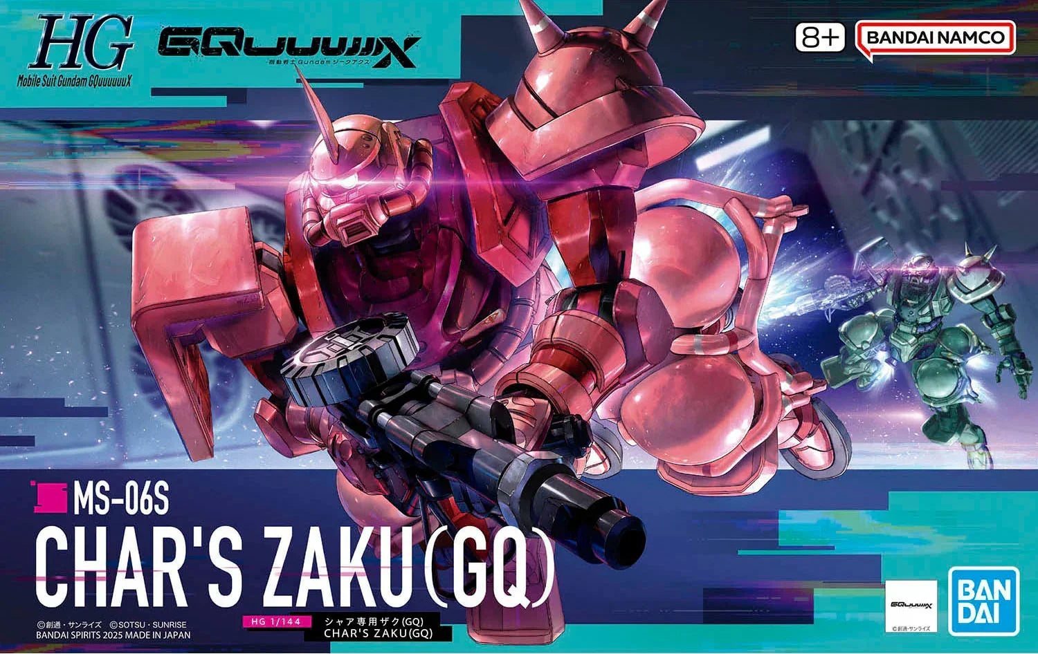 Bandai HGGQX 11 Char's Zaku (GQ) 1/144 Model Kit - A-Z Toy Hobby