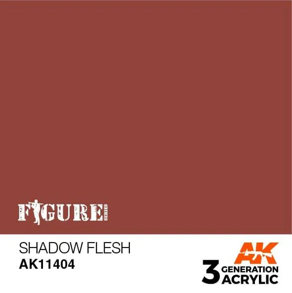 AK Interactive AK11404 3G Figure Shadow Flesh Paint 17ml - A-Z Toy Hobby