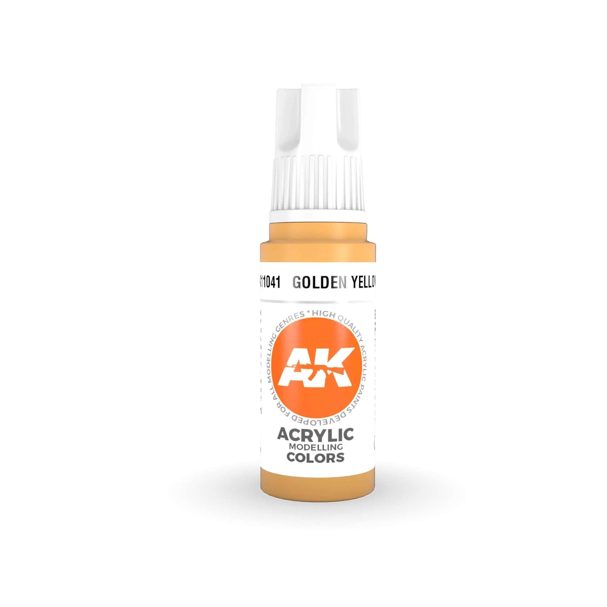 AK Interactive AK11041 3G Golden Yellow Acrylic Paint 17ml - A-Z Toy Hobby
