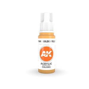 AK Interactive AK11041 3G Golden Yellow Acrylic Paint 17ml - A-Z Toy Hobby