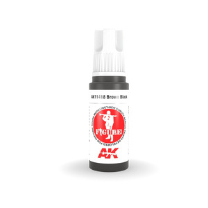 AK Interactive AK11418 3G Figure Brown Black Paint 17ml - A-Z Toy Hobby