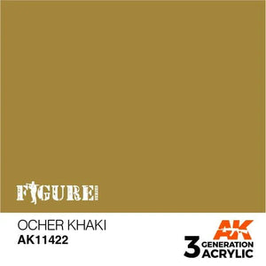 AK Interactive AK11422 3G Figure Ocher Khaki Paint 17ml - A-Z Toy Hobby