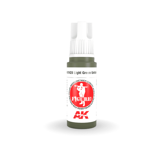 AK Interactive AK11428 3G Figure Light Green Uniform Paint 17ml