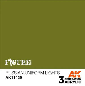 AK Interactive AK11429 3G Figure Russian Uniform Lights Paint 17ml - A-Z Toy Hobby