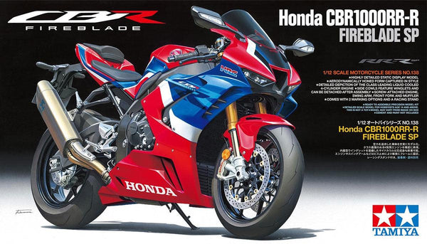 Tamiya 14138 Honda CBR1000RR-R Fireblade SP 1/12 Model Kit - A-Z Toy Hobby