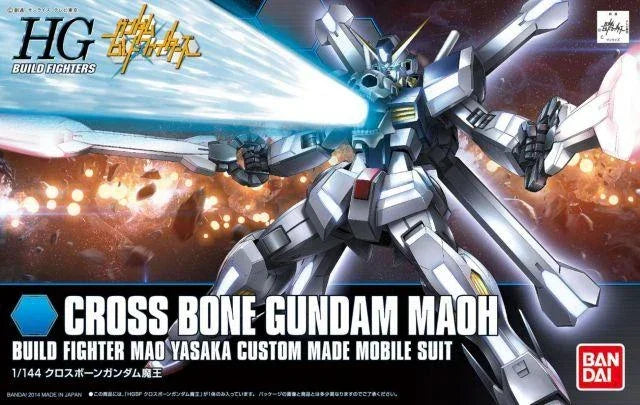 Bandai HGBF 014 Crossbone Gundam Maoh 1/144 Model Kit - A-Z Toy Hobby