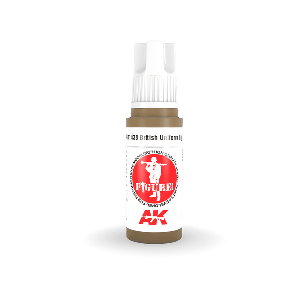 AK Interactive AK11438 3G Figure British Uniform Lights Paint 17ml