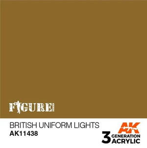 AK Interactive AK11438 3G Figure British Uniform Lights Paint 17ml - A-Z Toy Hobby