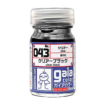 Gaia Notes 043 Clear Black Lacquer Paint 15ml - A-Z Toy Hobby