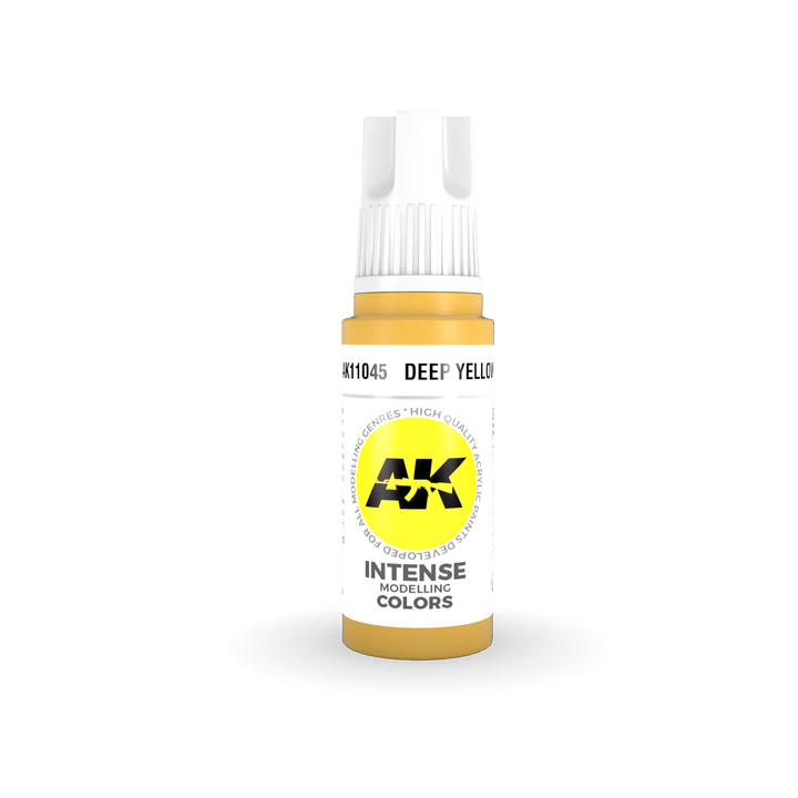 AK Interactive AK11045 3G Deep Yellow Acrylic Paint 17ml - A-Z Toy Hobby