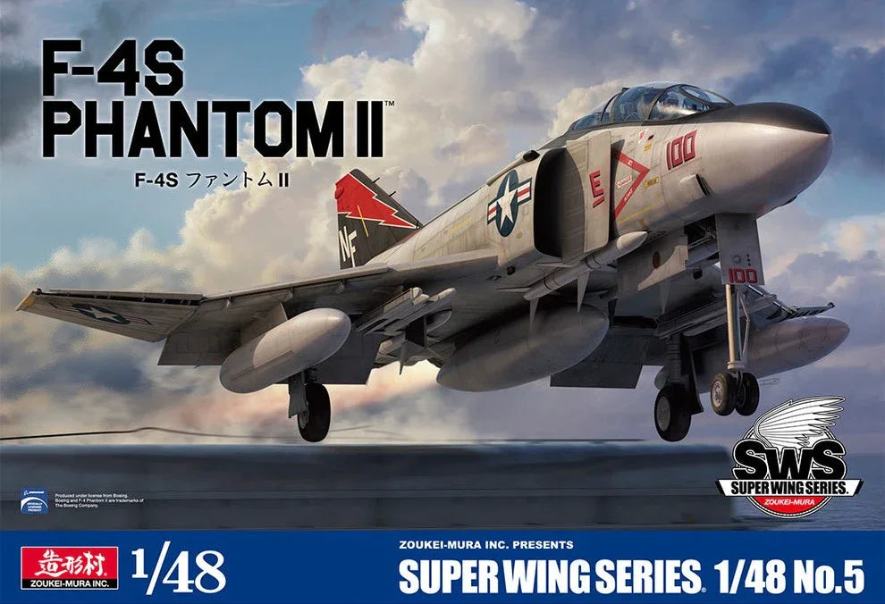 Zoukei-Mura SWS #5 McDonnell Douglas F-4S Phantom II 1/48 Model Kit - A-Z Toy Hobby