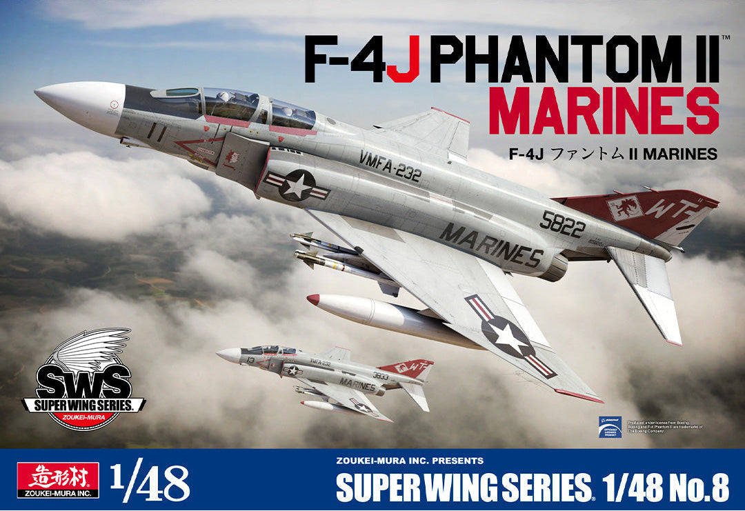 Zoukei-Mura #8 F-4J Phantom II / Marines SWS 1/48 Model Kit