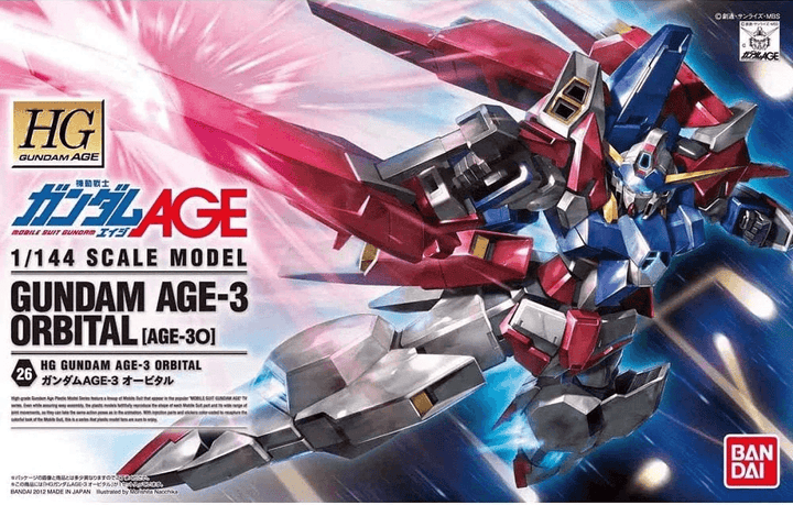 Bandai 26 Gundam AGE-3 Orbital HG 1/144 Model Kit - A-Z Toy Hobby