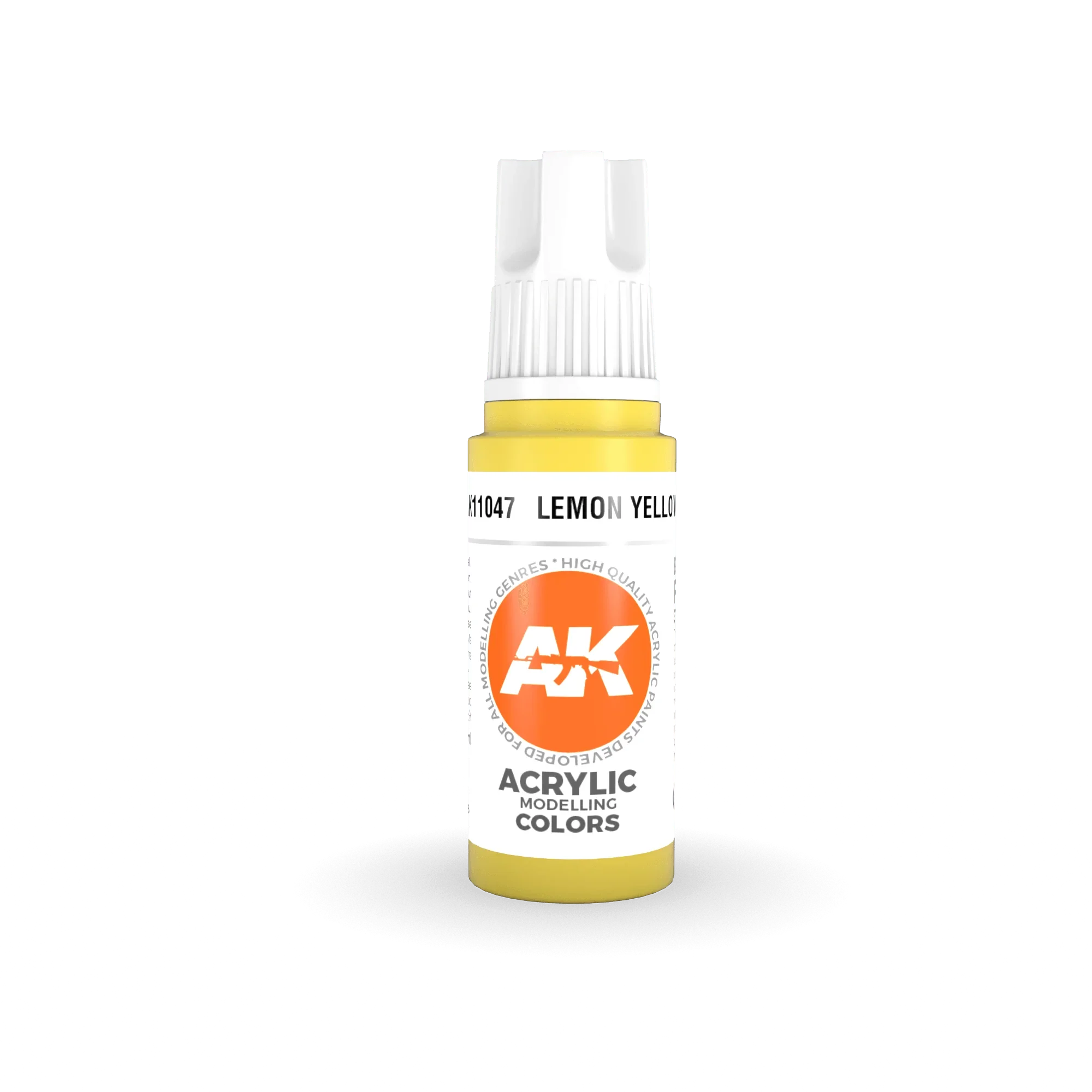 AK Interactive AK11047 3G Lemon Yellow Acrylic Paint 17ml - A-Z Toy Hobby