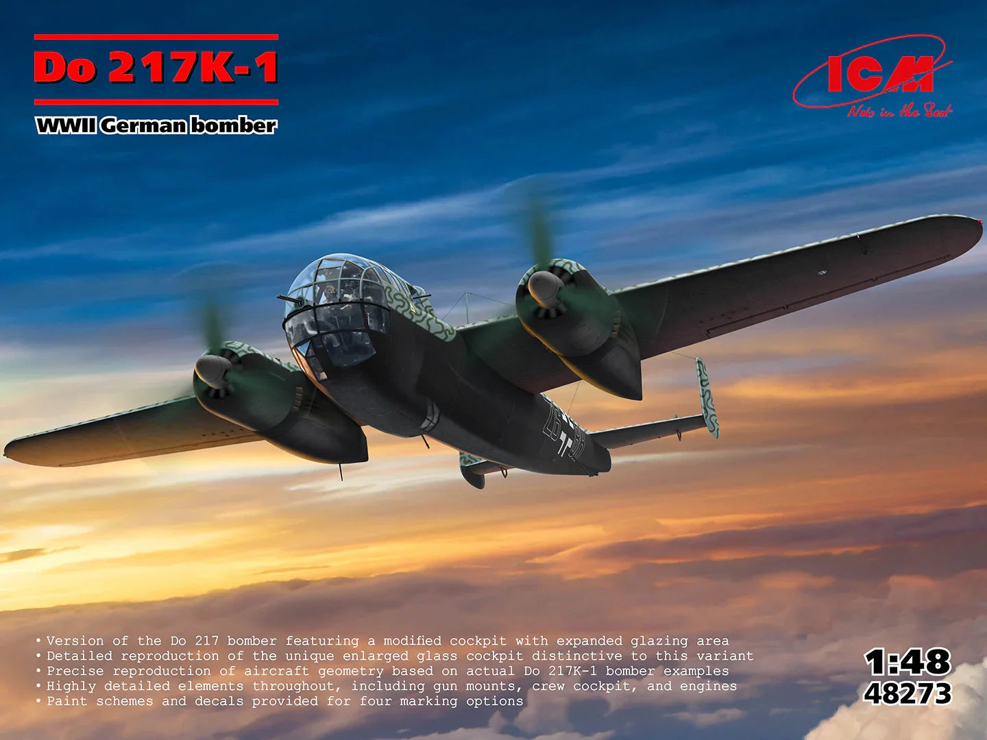 ICM 48273 Do 217K-1 1/48 Model Kit - A-Z Toy Hobby