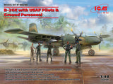 ICM 48280 B-26K with USAF Pilots & Ground Personnel 1/48 Model Kit - A-Z Toy Hobby