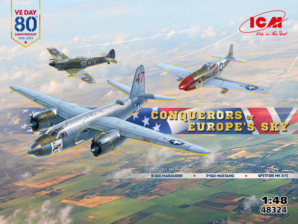 ICM 48324 Conquerors of Europe's Sky 1/48 Model Kit