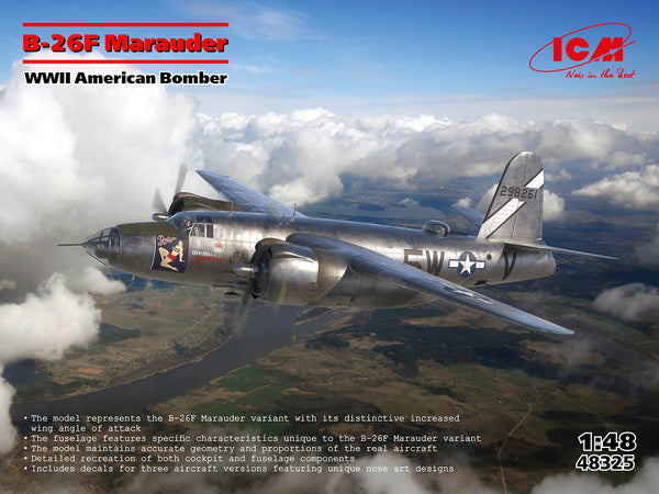 ICM 48325 B-26F Marauder 1/48 Model Kit