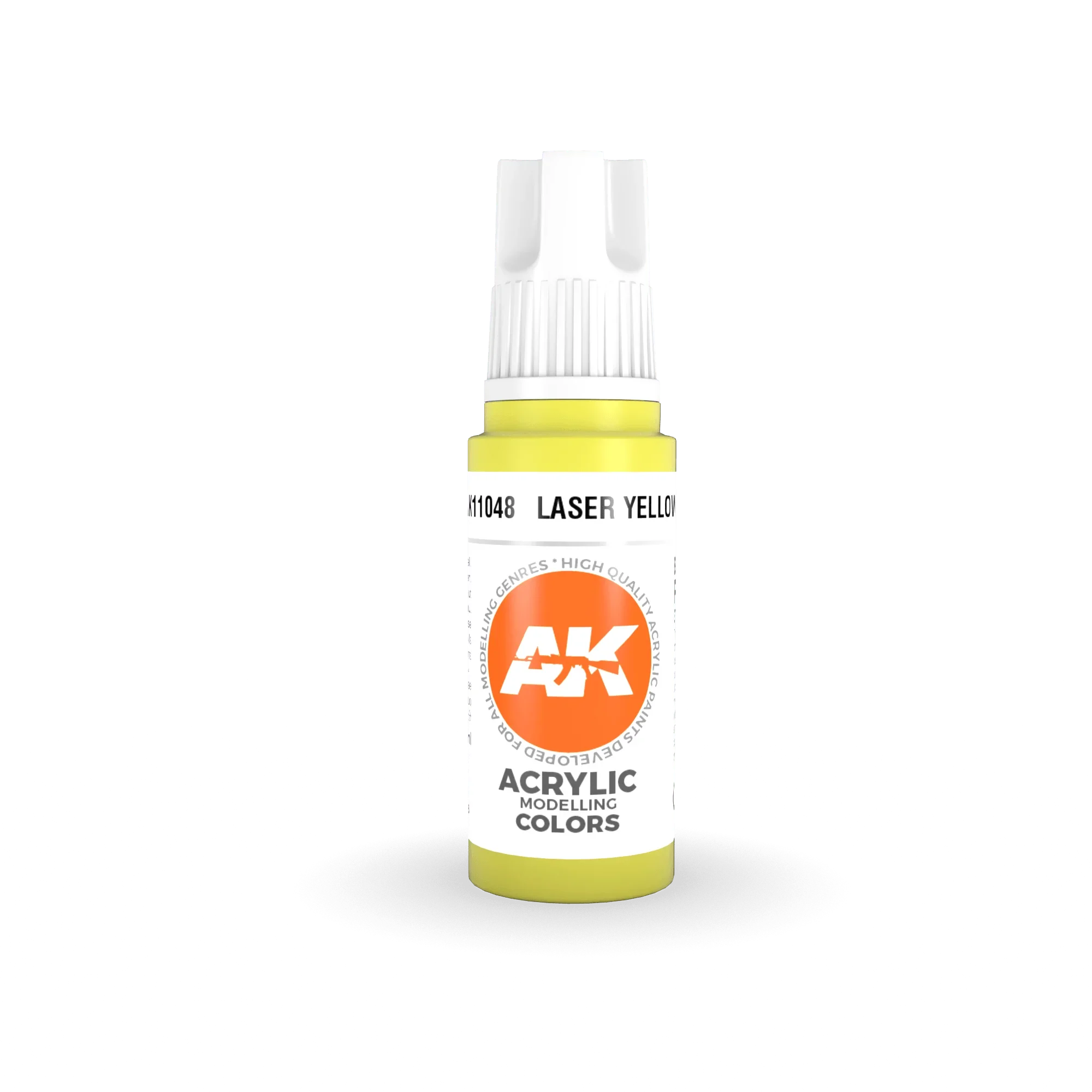 AK Interactive AK11048 3G Laser Yellow Acrylic Paint 17ml - A-Z Toy Hobby