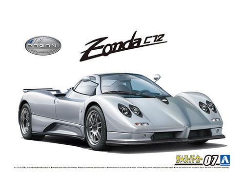 Aoshima 2000 Pagani Zonda C12S 1/24 Model Kit - A-Z Toy Hobby