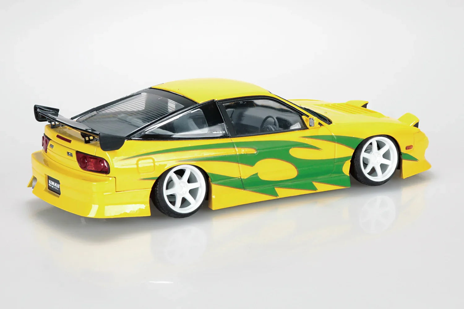 Aoshima 97 Uras RPS13 180SX 1996 Ver.1 Nissan 1/24 Model Kit - A-Z