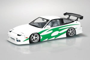 Aoshima 98 Uras RPS13 180SX 1996 Ver.2 Nissan 1/24 Model Kit - A-Z Toy Hobby