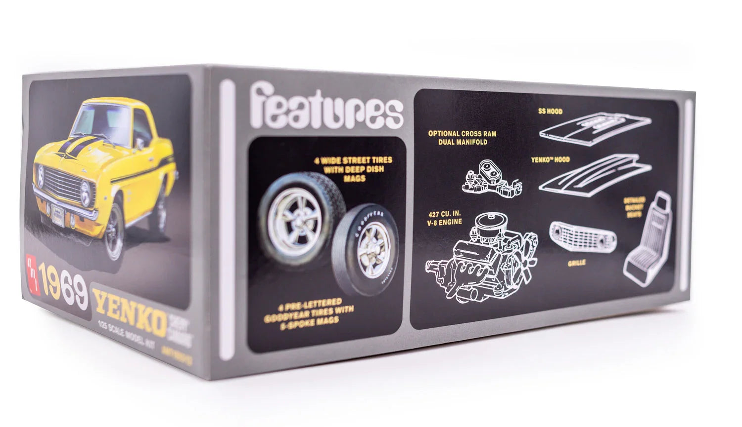 AMT 1969 Chevy Camaro Yenko 1/25 Model Kit - A-Z Toy Hobby