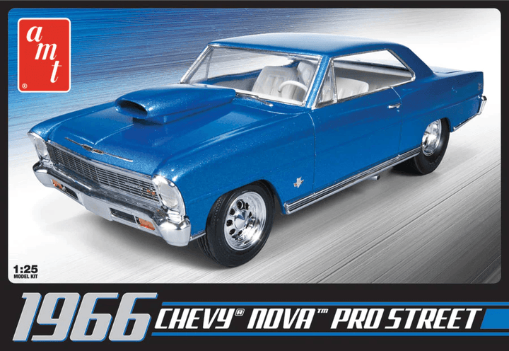 AMT 1966 Chevy Nova Pro Street 1/25 Model Kit - A-Z Toy Hobby