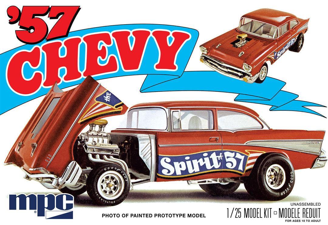 MPC 1957 Chevy Bel Air "Spirit of 57" 1/25 Model Kit - A-Z Toy Hobby