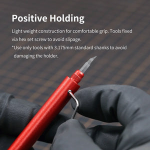 DSPIAE Push Broach Chisel Combination Set for Scribing CS-PB01 - A-Z Toy Hobby