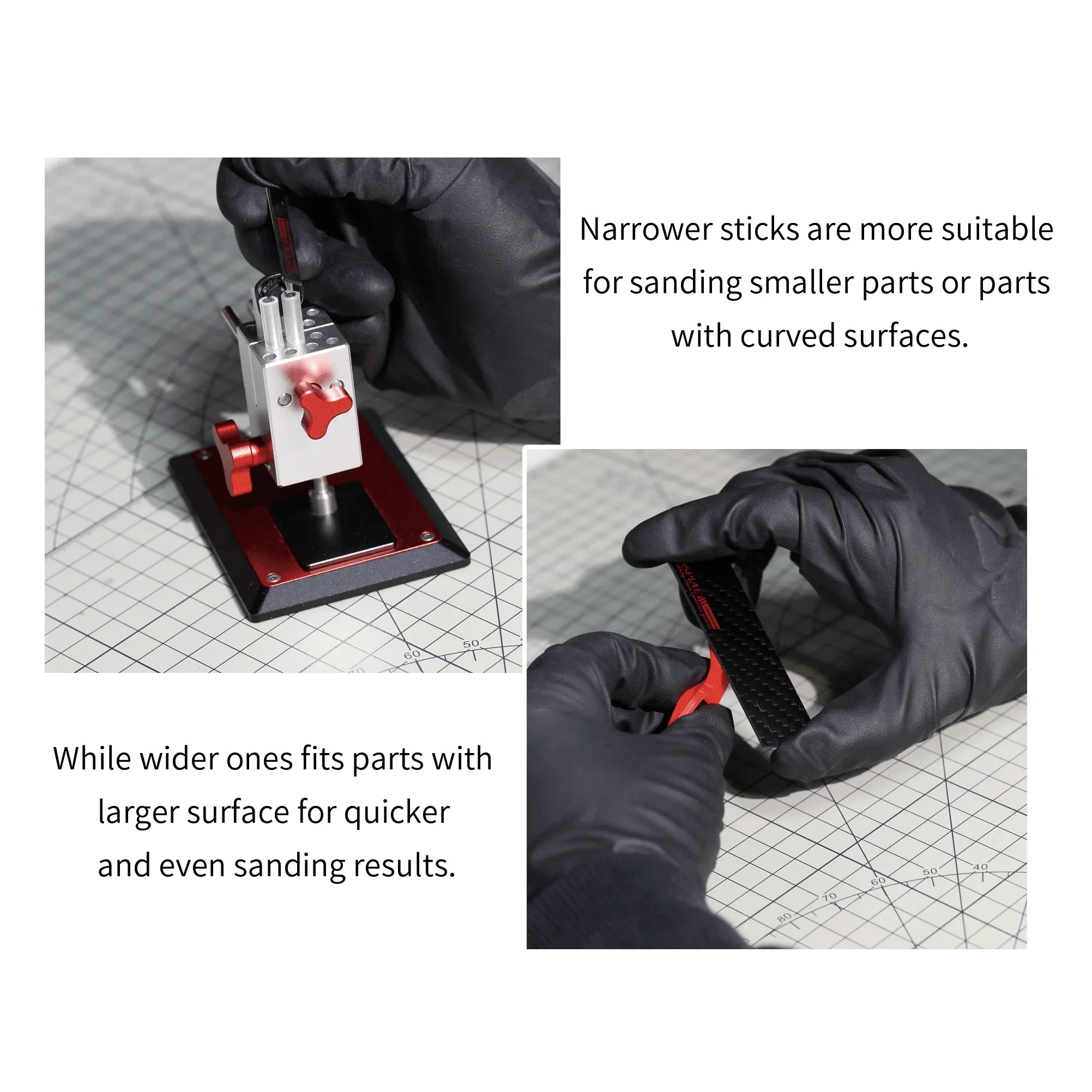 DSPIAE Carbon Fiber Sanding Board CFB-25 - A-Z Toy Hobby