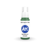 AK Interactive AK11204 3G Emerald Metallic Green Acrylic Paint 17ml - A-Z Toy Hobby