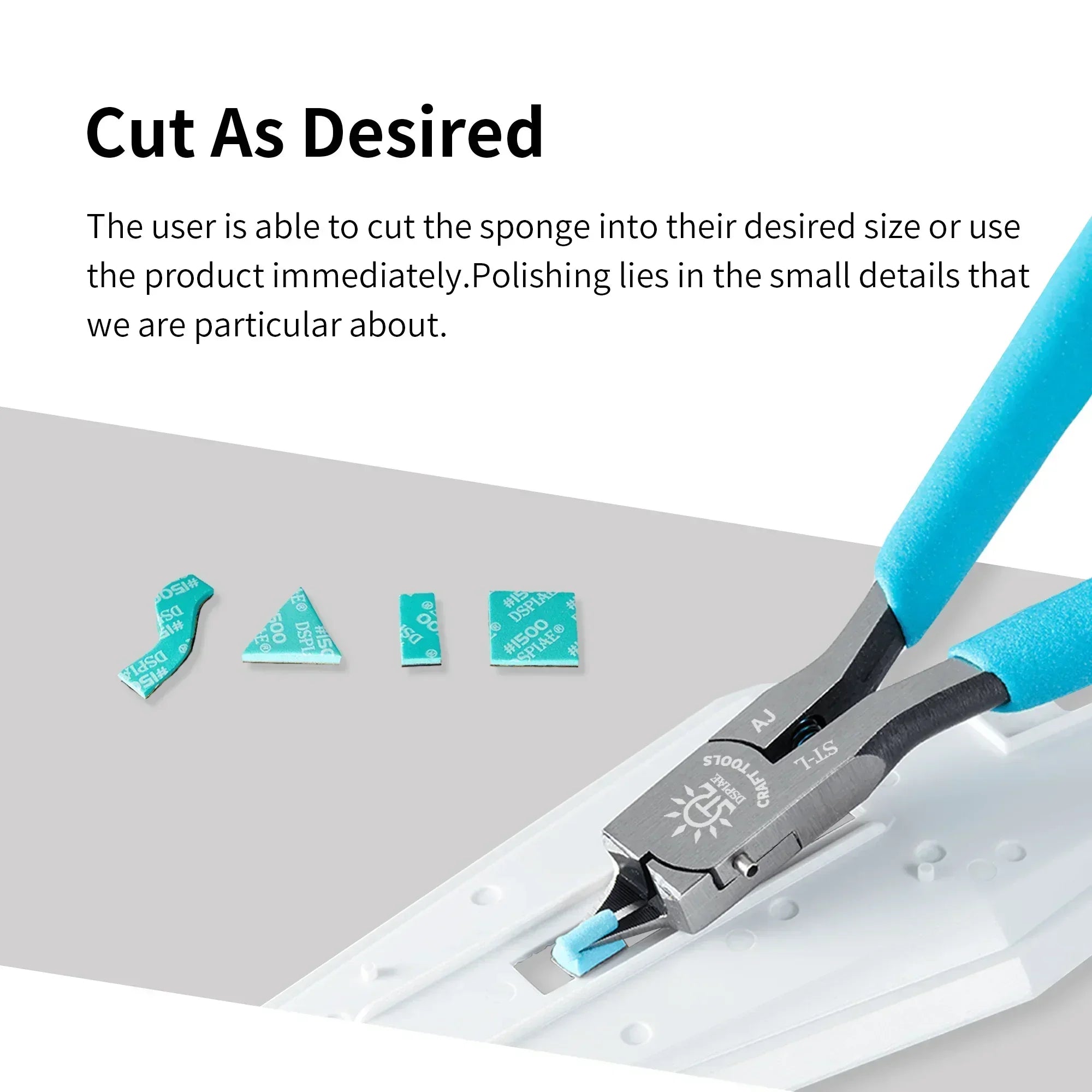 DSPIAE Sanding Sponge Set (1000, 1200, 1500, 2000, 2500) (30pcs) SS-S02 - A-Z Toy Hobby