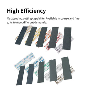 DSPIAE Adhesive Sand Paper Set (1000, 1200, 1500, 2000, 2500) (100pcs) SP-S02 - A-Z Toy Hobby