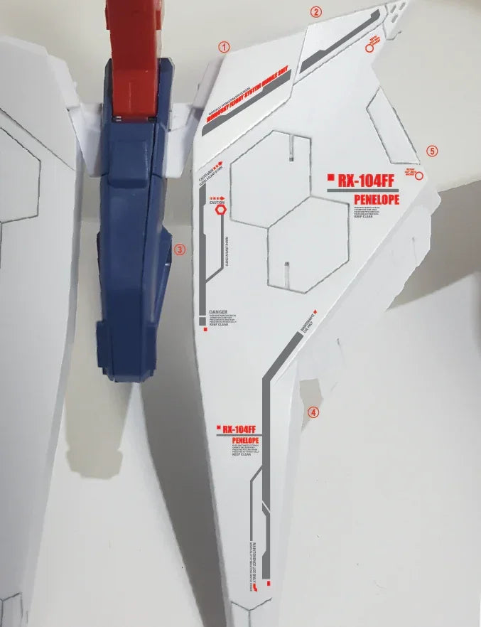 Delpi Water Decal For HG Penelope - A-Z Toy Hobby