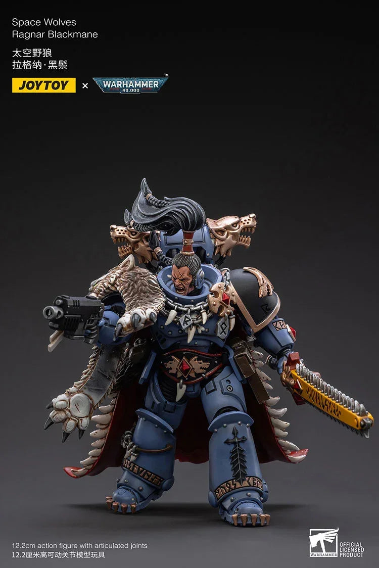Joy Toy Warhammer Space Wolves Ragnar Blackmane 1/18 Action Figure - A-Z Toy Hobby