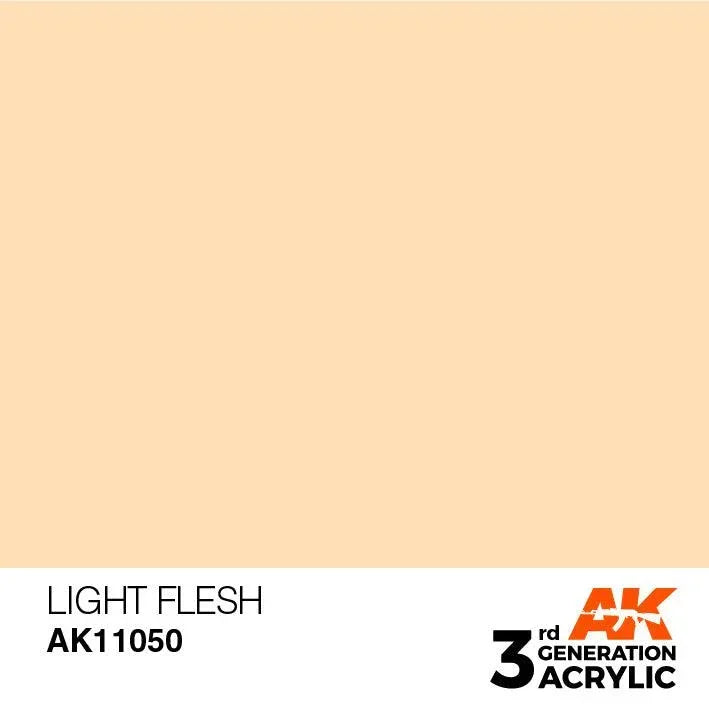 AK Interactive AK11050 3G Light Flesh Acrylic Paint 17ml - A-Z Toy Hobby