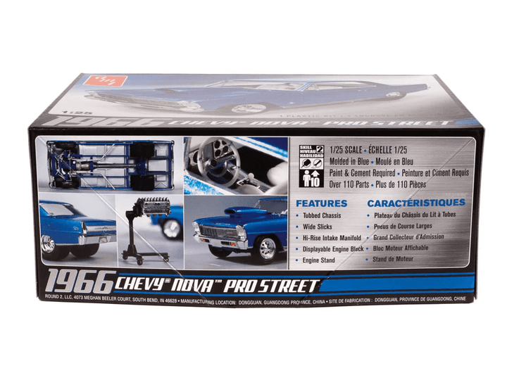 AMT 1966 Chevy Nova Pro Street 1/25 Model Kit - A-Z Toy Hobby