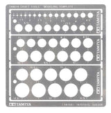 Tamiya 74150 Modeling Template Round 1-12.5mm - A-Z Toy Hobby
