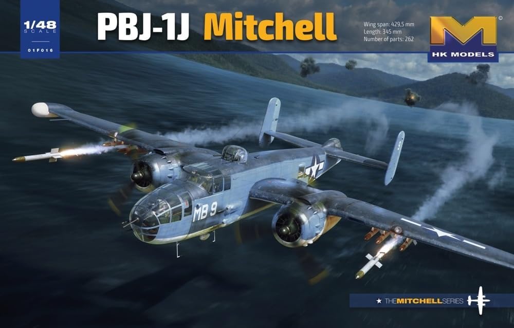 HK Models 01F016 B-25 PBJ-J1 Mitchell 1/48 Model Kit