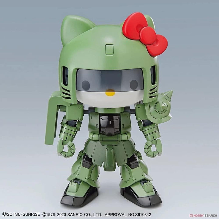 Bandai Hello Kitty / Zaku II SD Gundam Cross Silhouette Model Kit - A-Z Toy Hobby