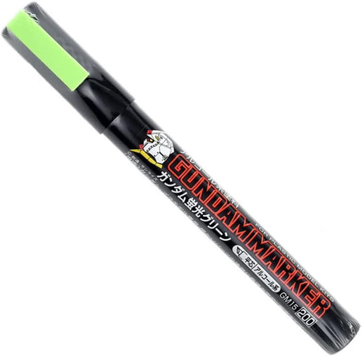 Mr. Hobby Gundam Marker GM15 Fluorescent Green - A-Z Toy Hobby