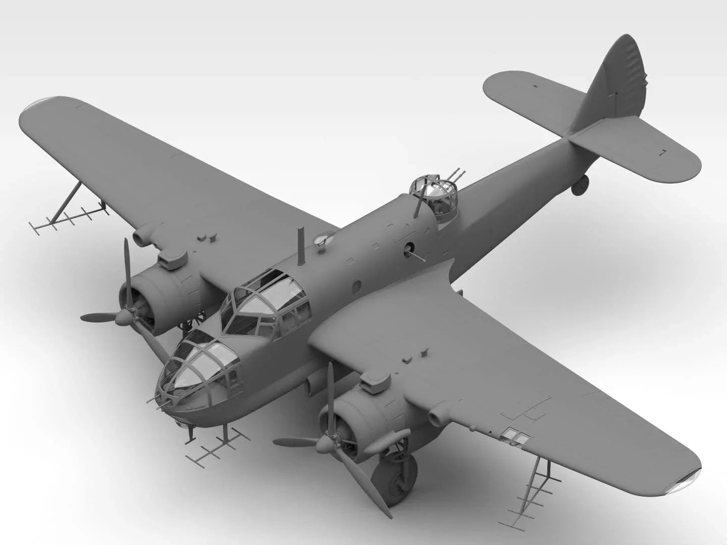 ICM 48311 Bristol Beaufort Mk.IA with Tropical Filters 1/48 Model Kit - A-Z Toy Hobby