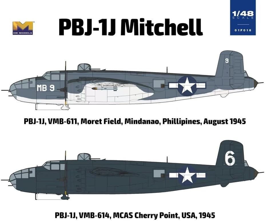 HK Models 01F016 B-25 PBJ-J1 Mitchell 1/48 Model Kit – A-Z Toy Hobby