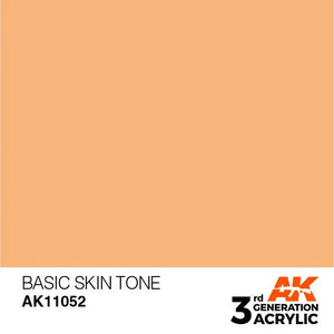 AK Interactive AK11052 3G Basic Skin Tone Acrylic Paint 17ml - A-Z Toy Hobby