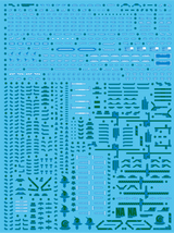 Delpi Green Holo Water Decal For MG Full Armor Unicorn - A-Z Toy Hobby
