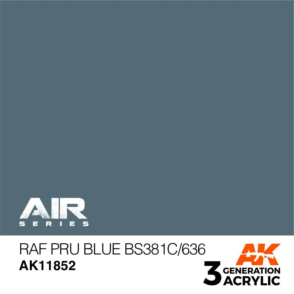 AK Interactive AK11852 3G Air RAF PRU Blue BS381C/636 Paint 17ml - A-Z Toy Hobby