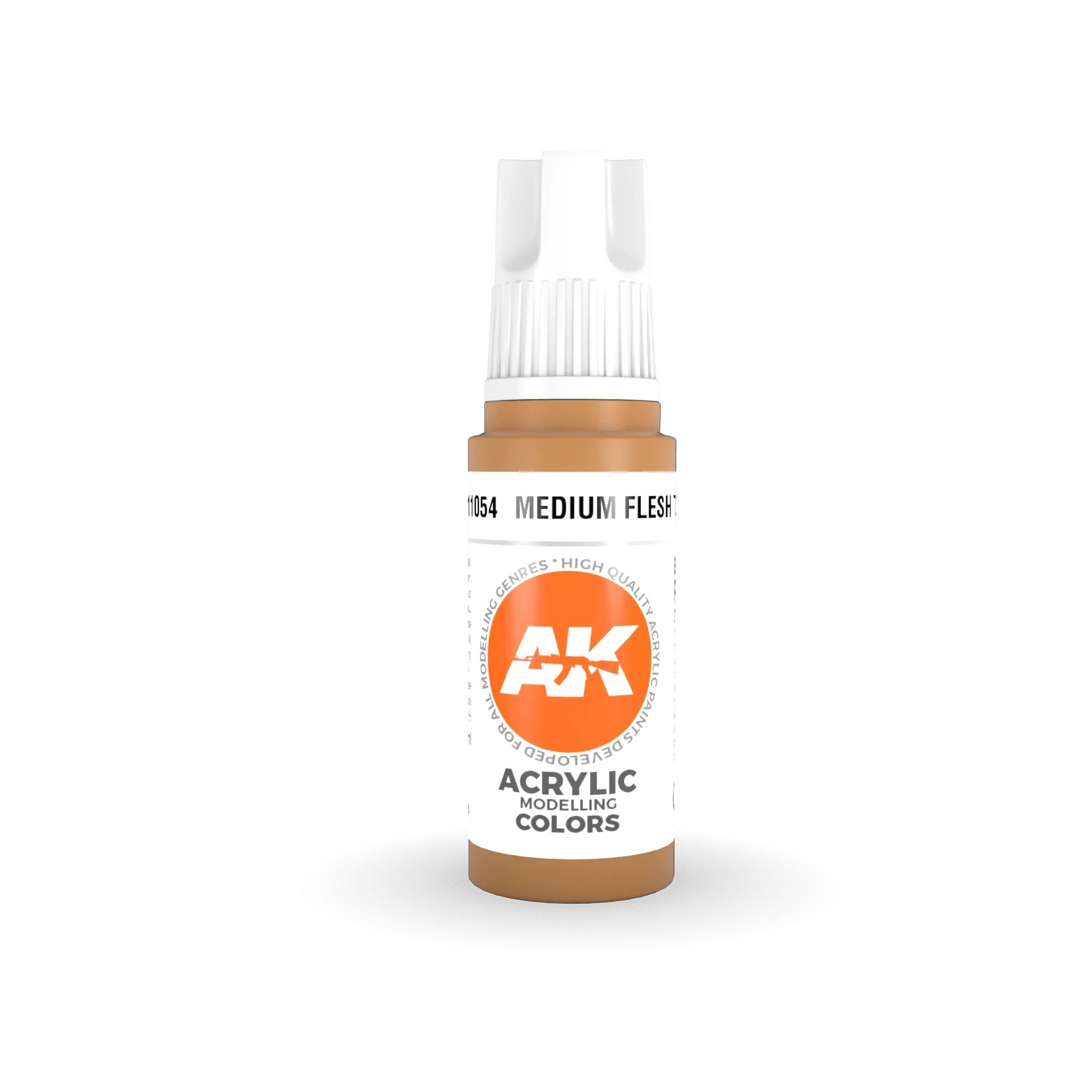 AK Interactive AK11054 3G Medium Flesh Tone Acrylic Paint 17ml - A-Z Toy Hobby