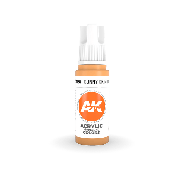 AK Interactive AK11055 3G Sunny Skin Tone Acrylic Paint 17ml - A-Z Toy Hobby